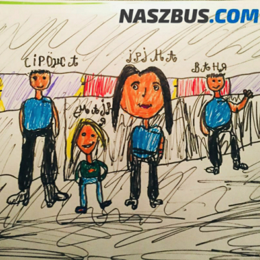 Малюнок в автобусі